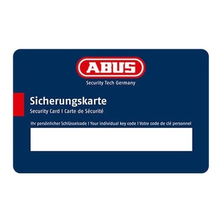Carte de propriété ABUS