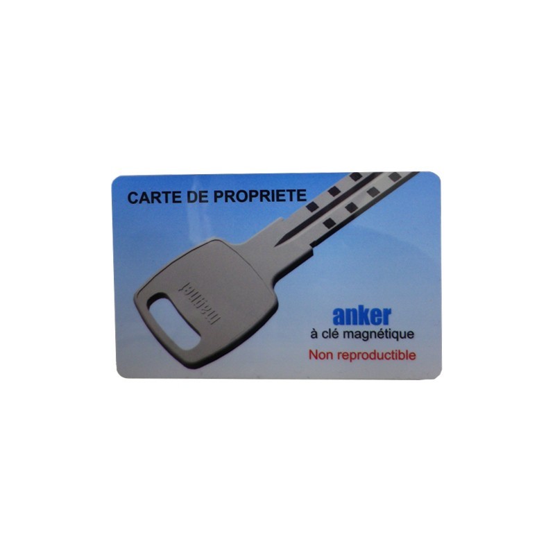 Carte de propriété ANKER