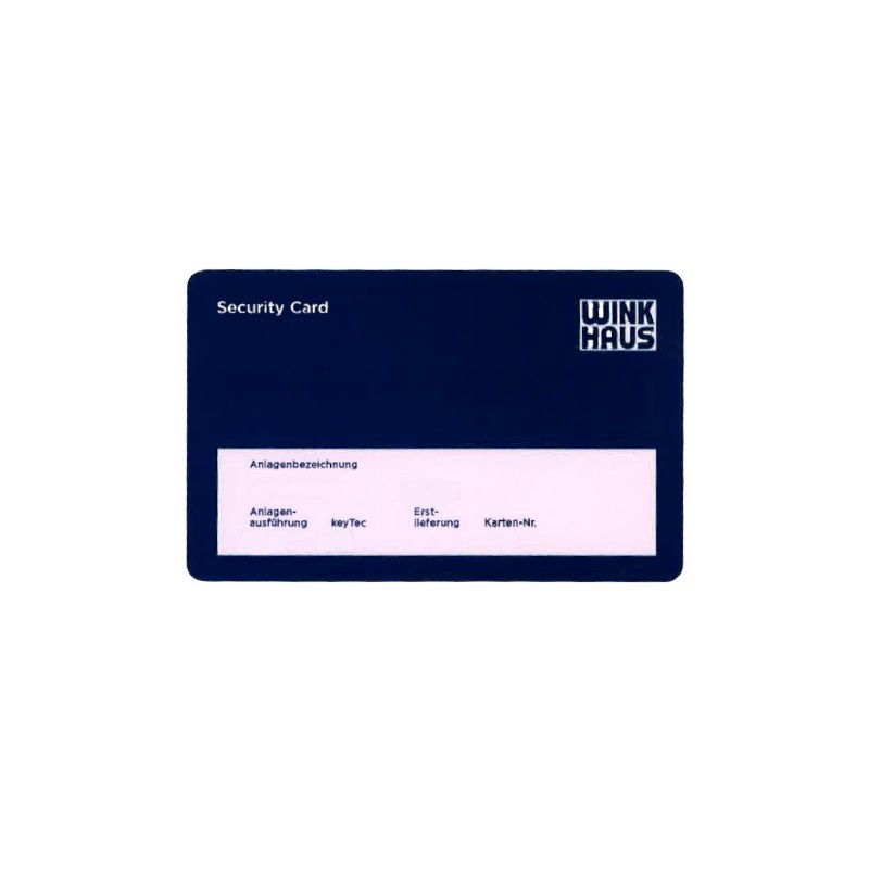 Carte de propriété WINKHAUS