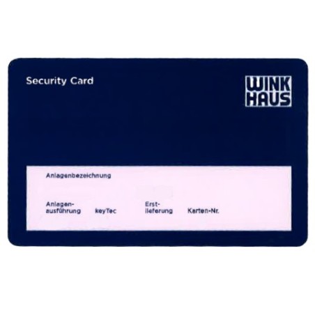 Carte de propriété WINKHAUS