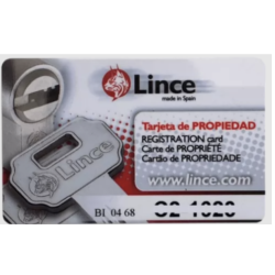 Carte de propriété LINCE