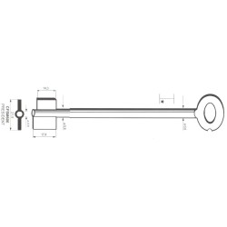 Clé de coffre-fort Mauer CFSM606