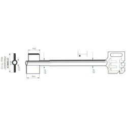 Clé de coffre-fort Mauer CFSM610