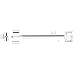 Clé de coffre-fort Mauer CFSM619