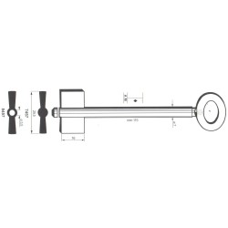 Clé de coffre-fort Corbin 8457