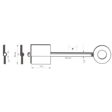 Clé de coffre-fort Fasta 7110