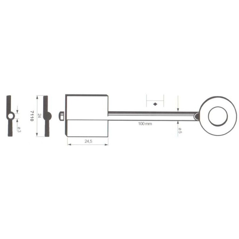 Clé de coffre-fort Fasta 8110