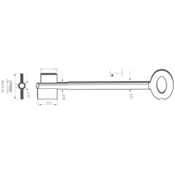 Clé de coffre-fort Kromer CFS562