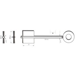 Clé de coffre-fort Stiehm 7120