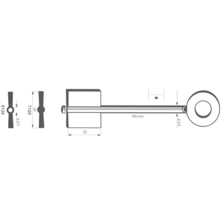 Clé de coffre-fort Stiehm 7120